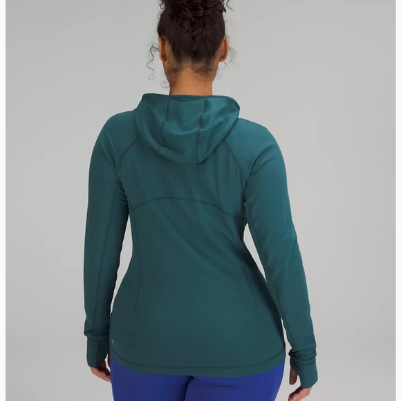Lululemon Its Rulu Run Long Sleeve Hoodie GREEN JASPER new w tags 🍋 - Picture 5 of 8